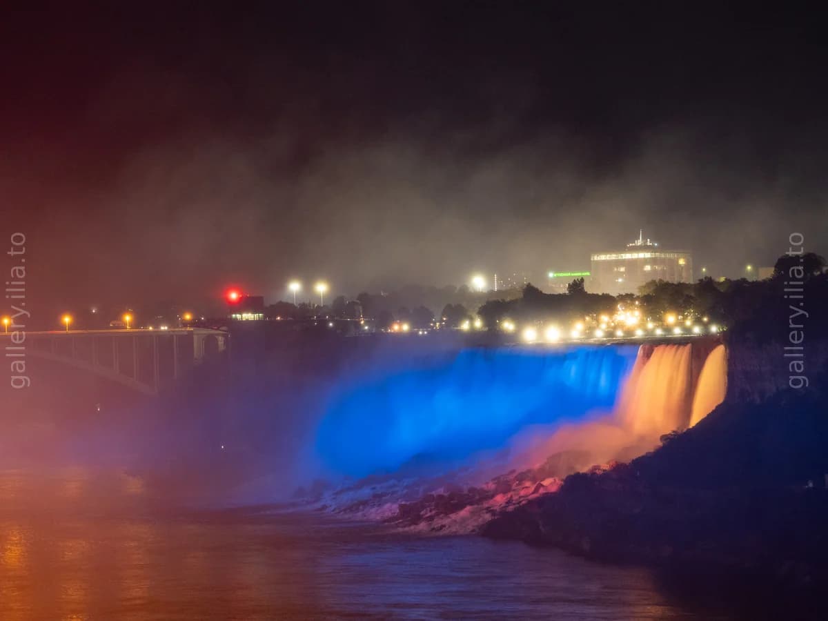 Falls in Blue