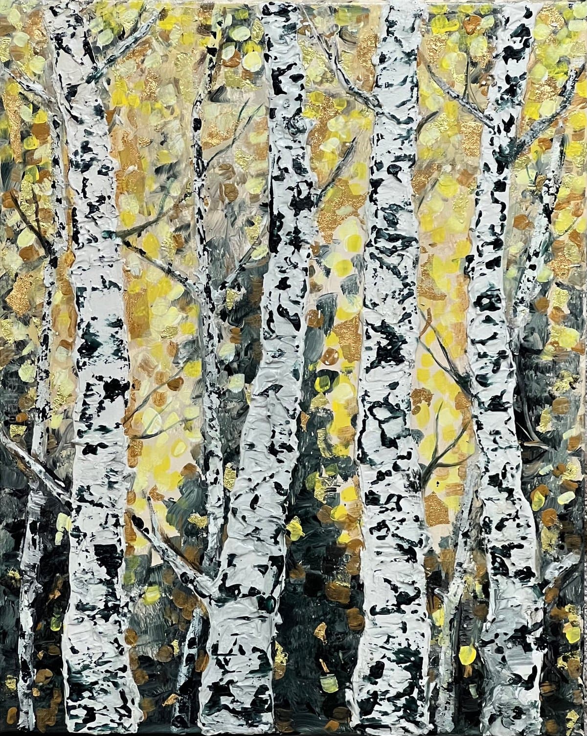 Birch Grove in Gold